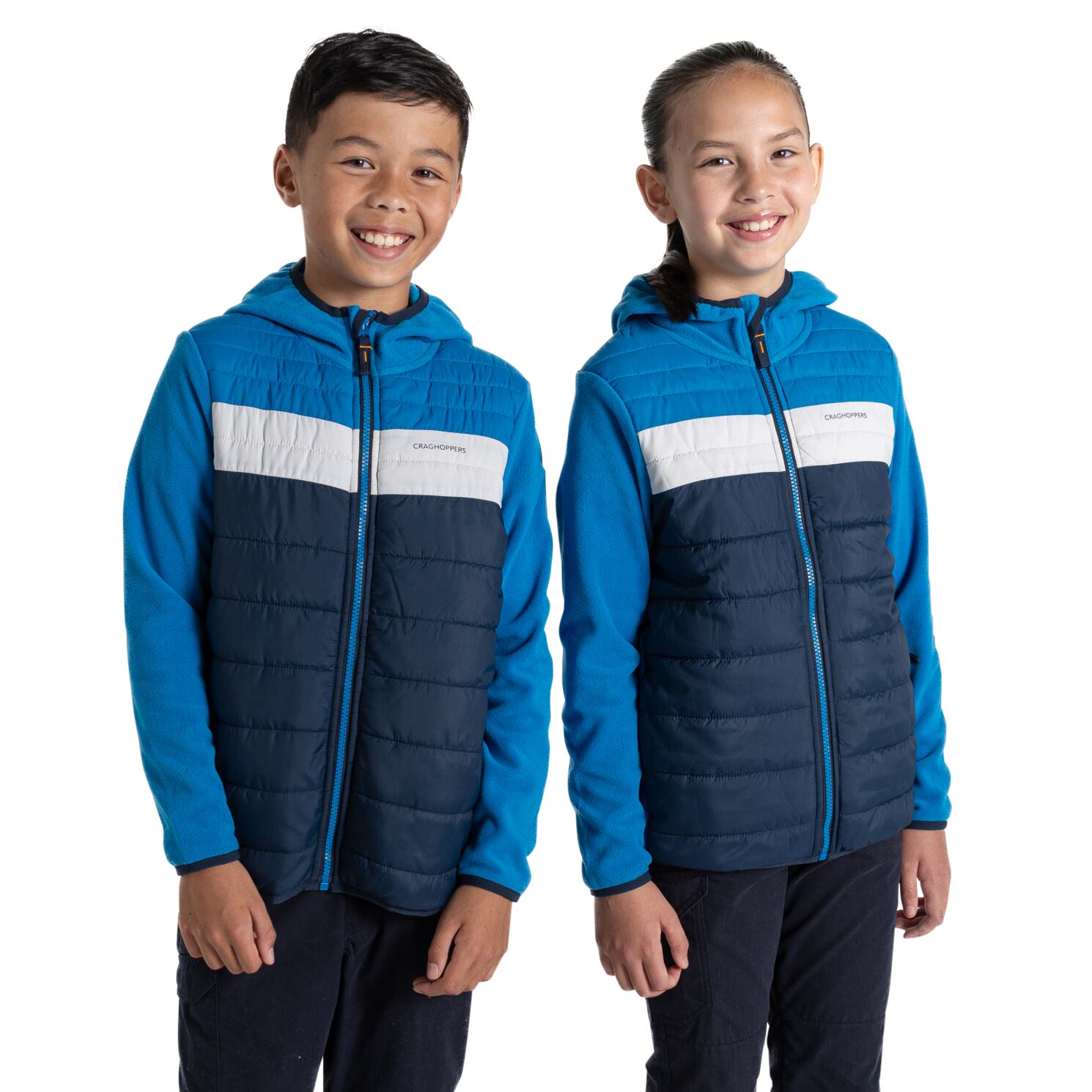 Craghoppers - Arklow Hybrid Jkt Kinder Outdoorjacke, blau