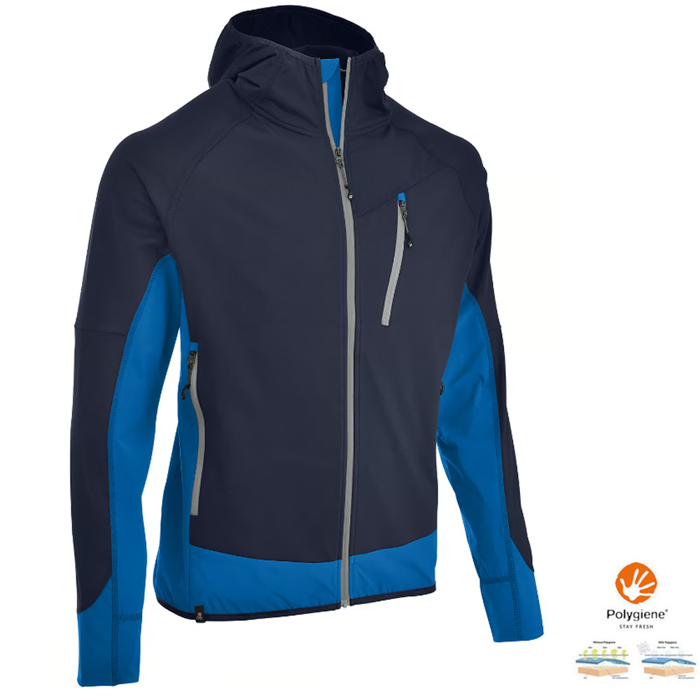 Maul - Kronplatz funktionelle Sport Outdoorjacke Fleecejacke, blau