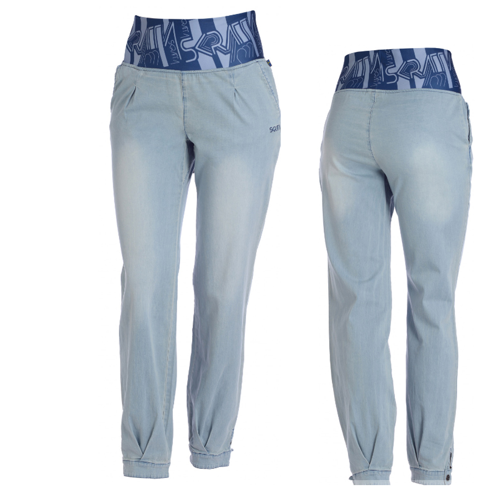 Skratta Zoe Long Pant Damen | Stretch-Kletterhose & Freizeitpants, blau