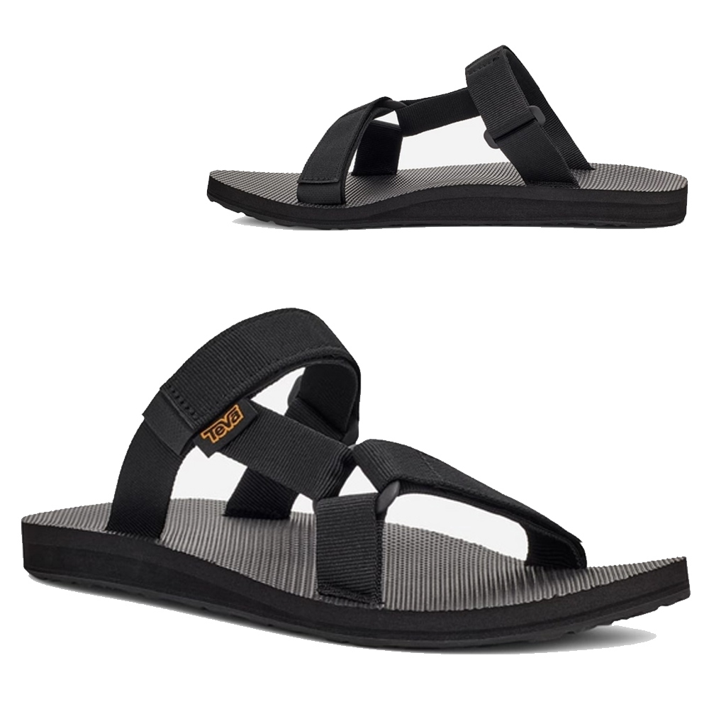 TEVA - W Universal Slide Damen Sandalen Slippers, schwarz