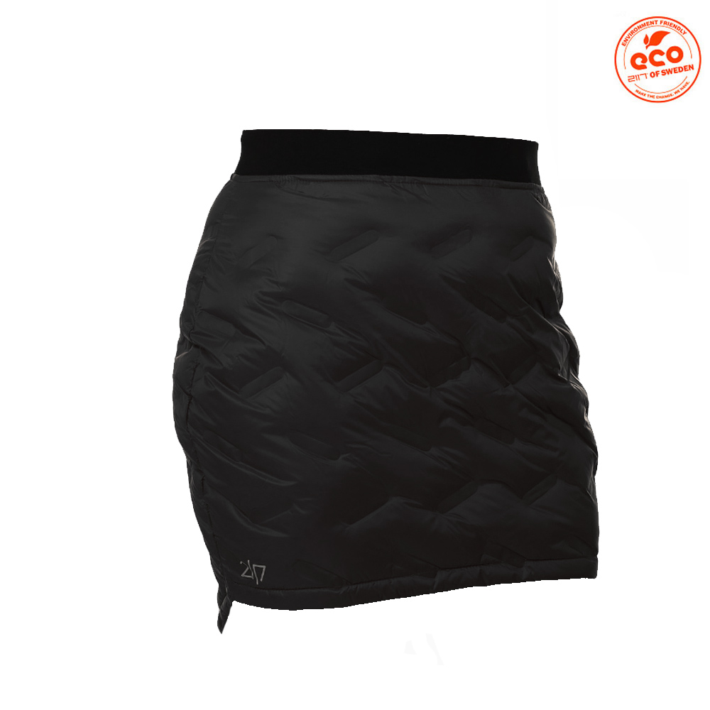 2117 of Sweden - Damen Daunen Winterrock Isabo, warm, schwarz