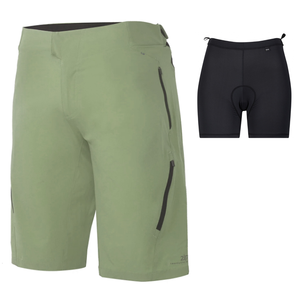 2117 OF SWEDEN Yxefall MTB-Shorts Hiking kurze Hosen, mint