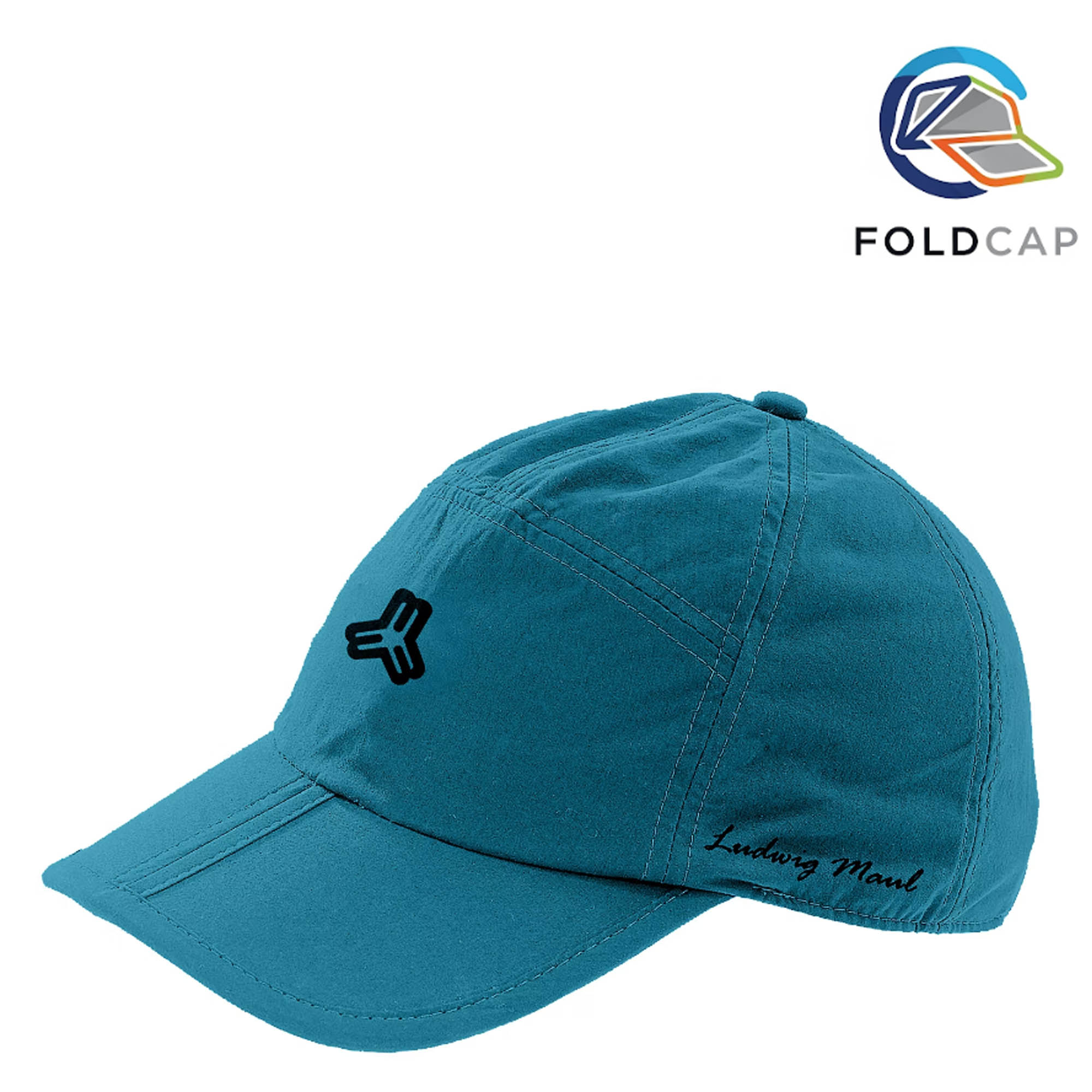Maul - klappbare Outdoor Schildmütze - PORTS Faltcap, petrol