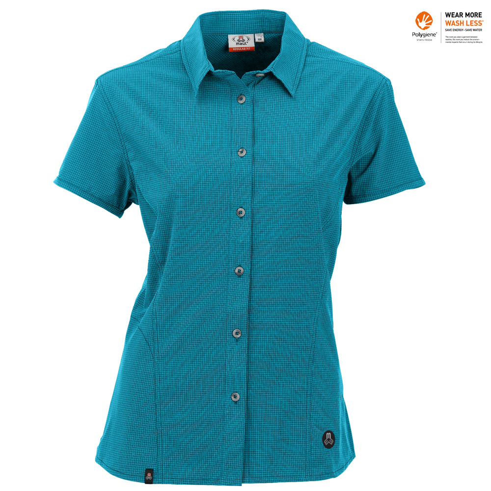 Maul - Agile 3XT - Damen Outdoor Bluse elastisch, blau