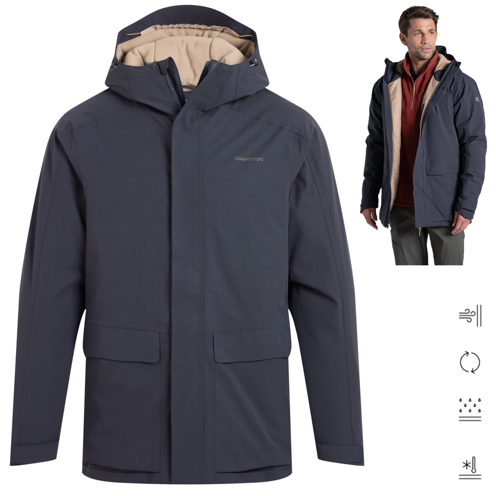 Craghoppers - wasserdichte gefüttertete Jacke Lorton Thermic 30.000