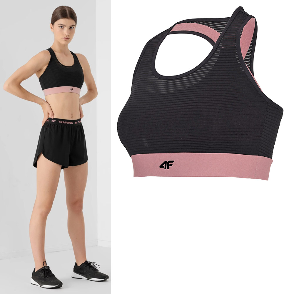 4F - Damen Sport BH, Sport Top