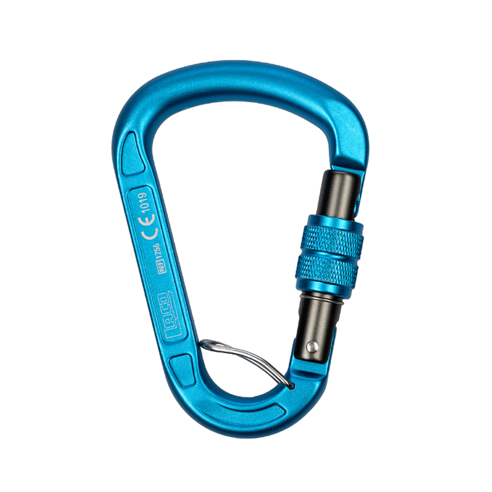 LACD - Belay - HMS Screw Karabiner, blau