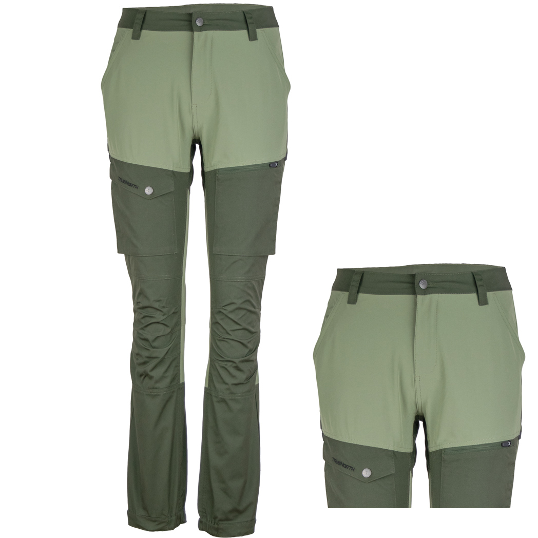 True North - Herren Outdoorhose HPC – robust & funktional, grün