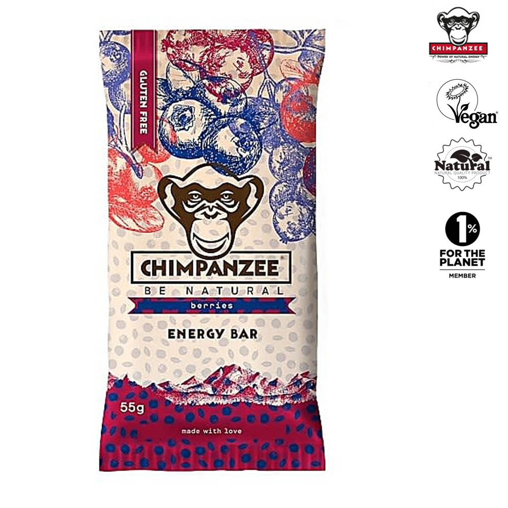 CHIMPANZEE - Energy Bar (55gr.) - Riegel - berries