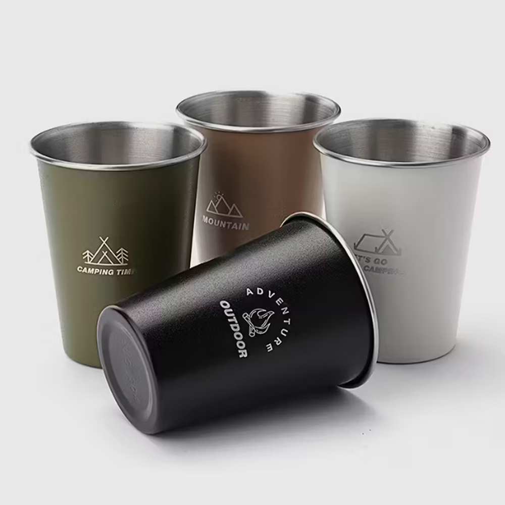 RAVU Edelstahl Outdoor-Campingbecher 250 ml – robust & leicht