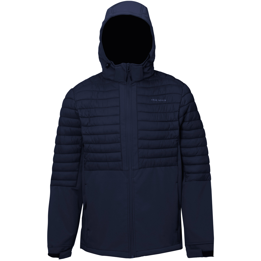 TRUE NORTH - Hybridjacke Herbstjacke Herren Outdoorjacke, navy