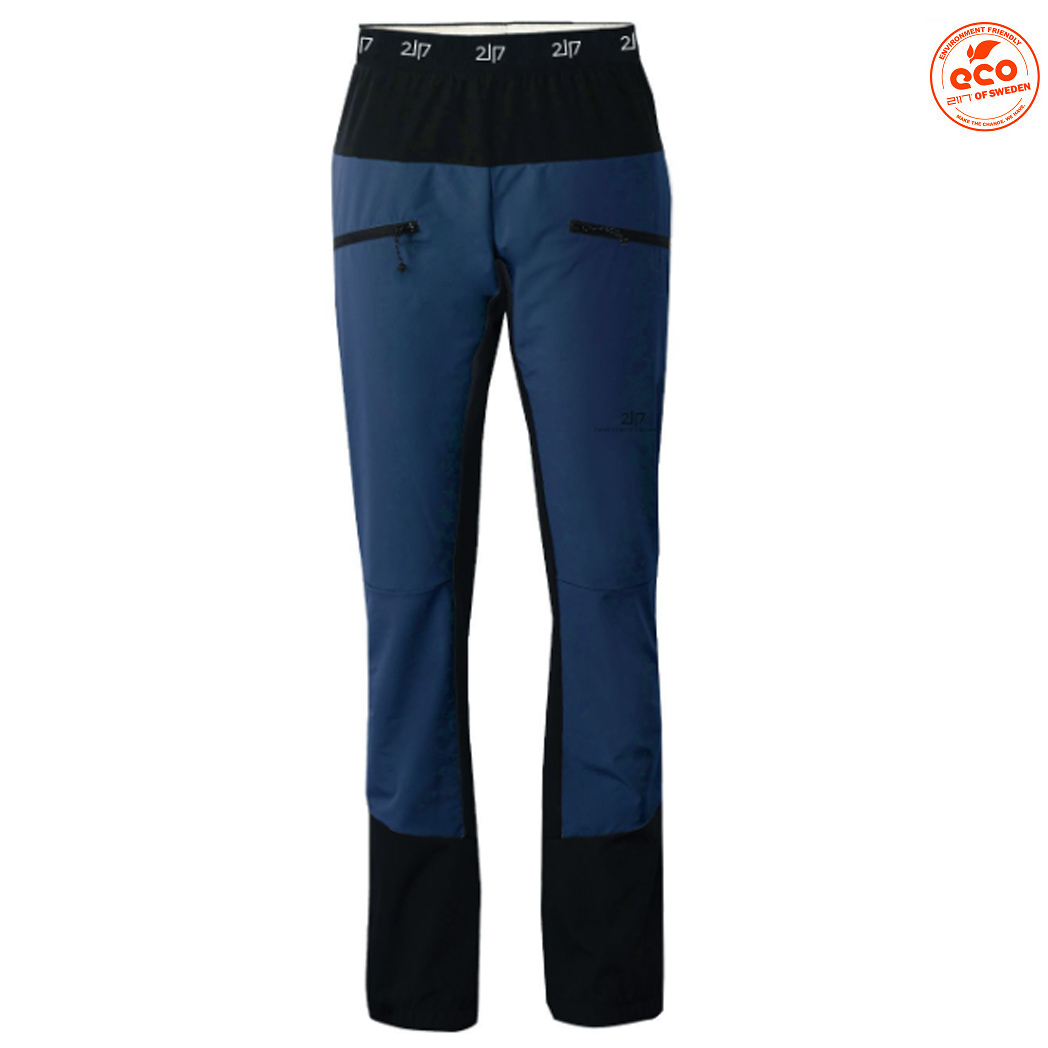2117 of Sweden – Pants Fällfors Outdoorhose Softshell, schwarz navy