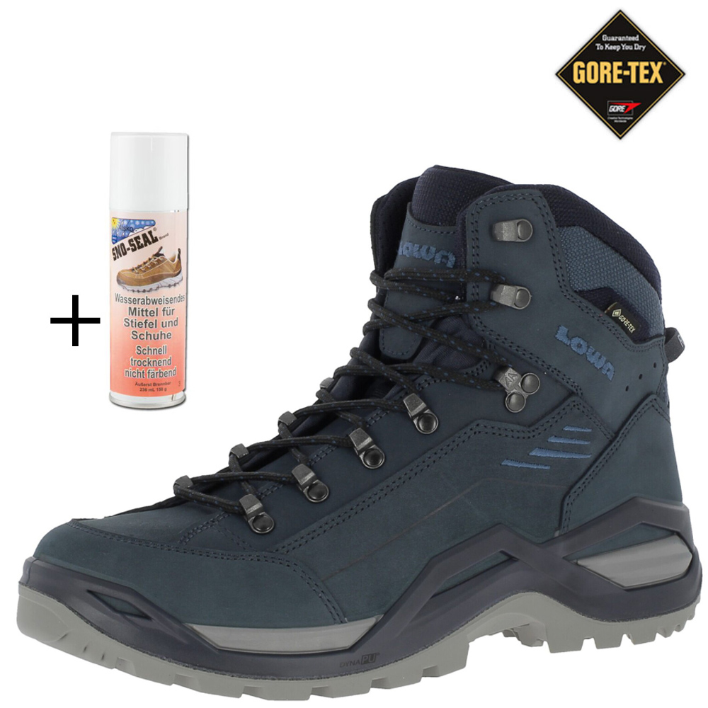LOWA - Renegade EVO GTX Goretex Vibram Wanderschuhe, navy