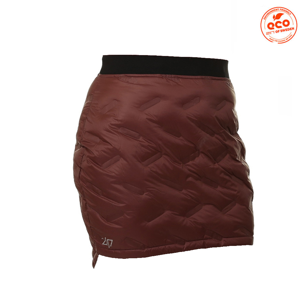 2117 of Sweden - Damen Daunen Winterrock Isabo, warm, rum