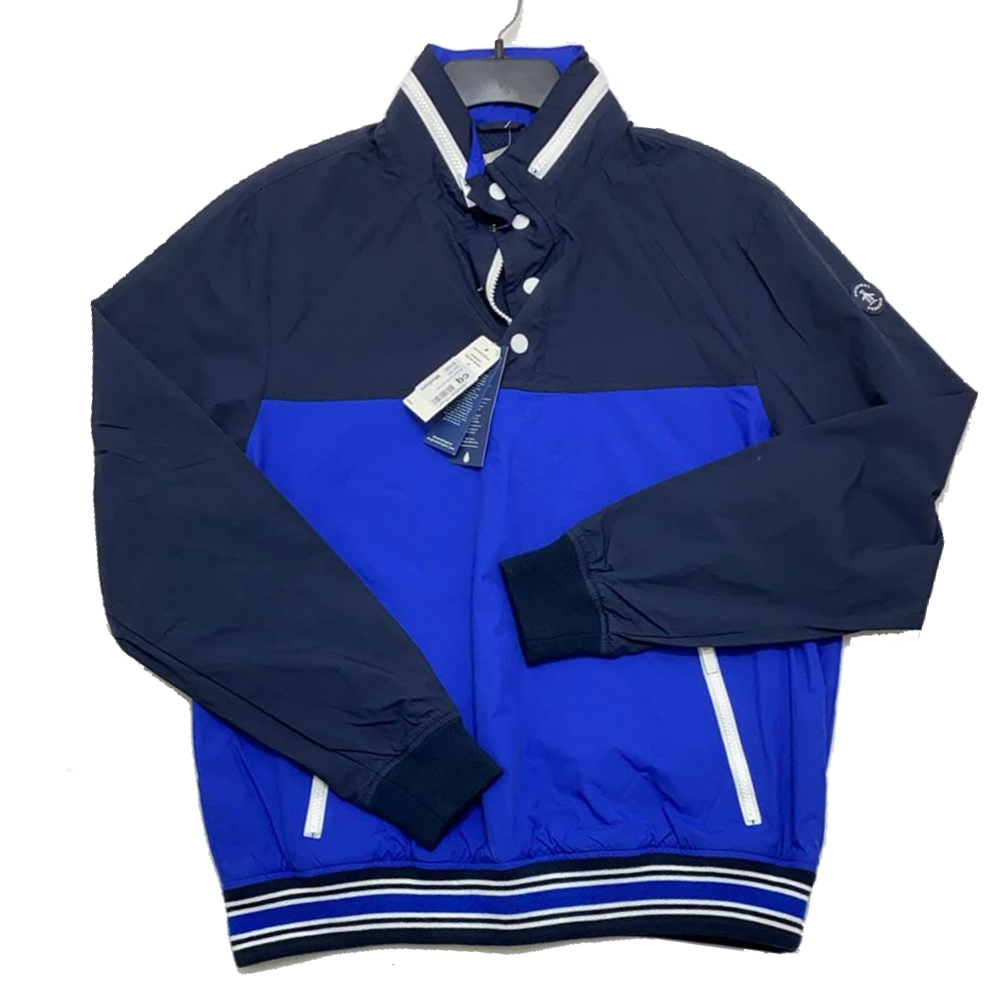 ORIGINAL PENGUIN - wasserdichte Casual Jacke Surf the Web, blau