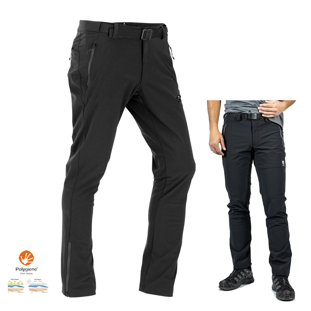 Maul - Kufstein 2 - Herren Trekkinghose Outdoorhose, schwarz