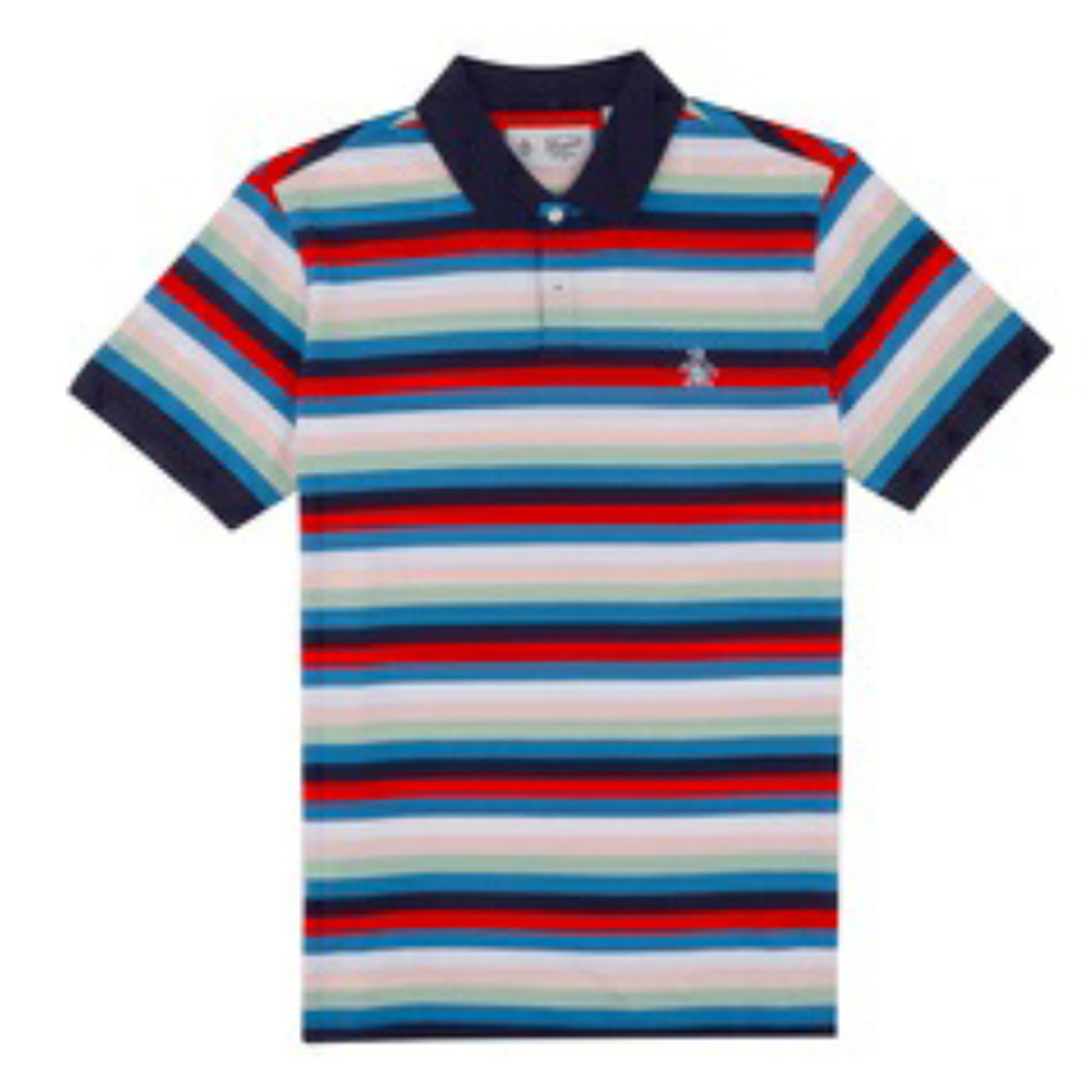 Penguin - Original Herren Poloshirt JAN Polo T-Shirt, dark saphire