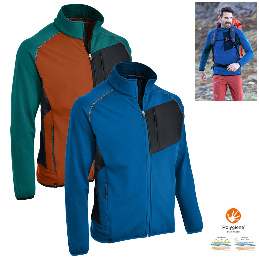 Maul - Säntis Fleecejacke Herren – atmungsaktiv, warm & funktional