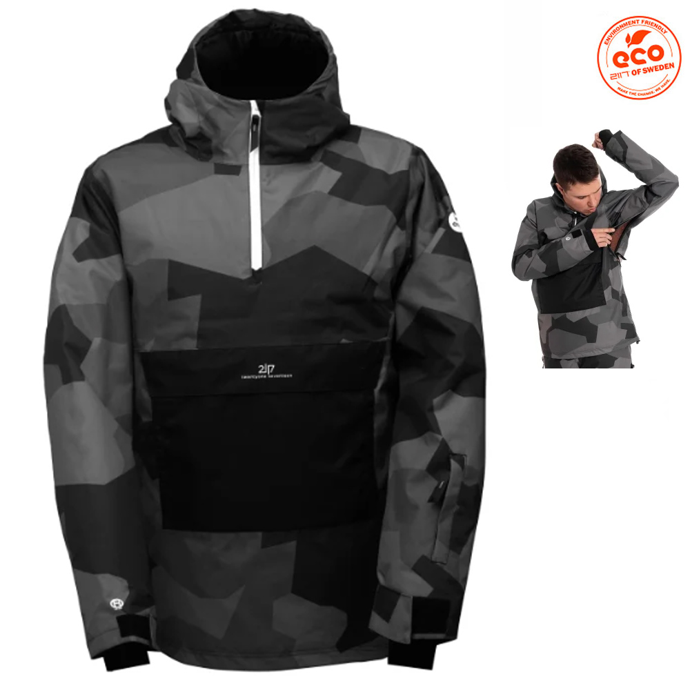 2117 of Sweden Myre Anorak / Skijacke – 15.000 mm Wassersäule, black