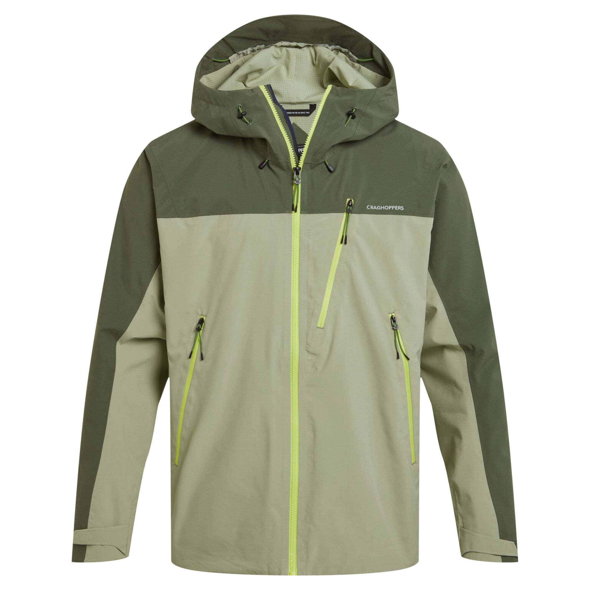 Craghoppers - wasserdichte Stretch Regenjacke Dynamic Pro 20K, sage