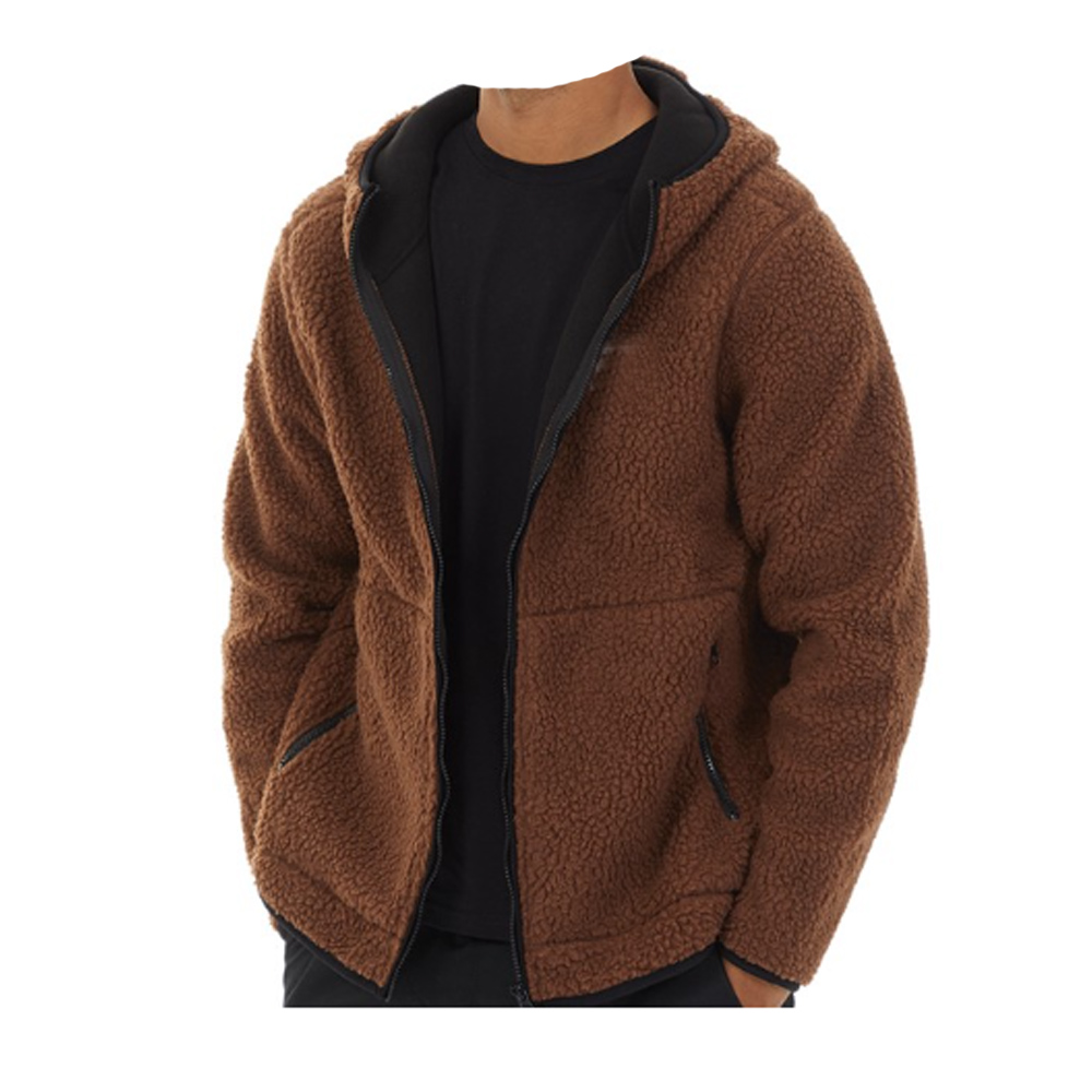 TRUE NORTH - Kinder Teddyfleece Jacke Fleecejacke, braun