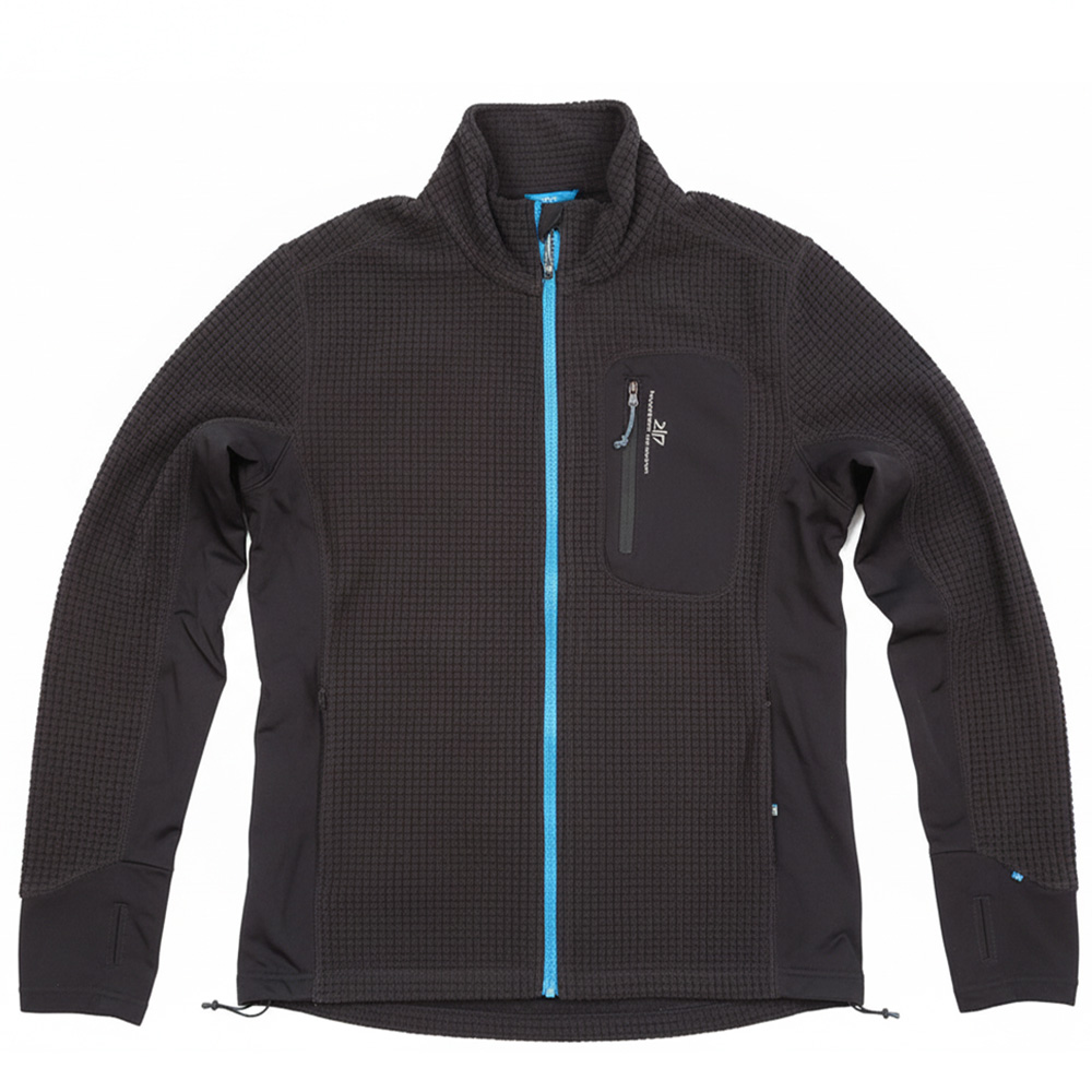 2117 of Sweden - Stockholm Herren Fleece Sportjacke, blue blk