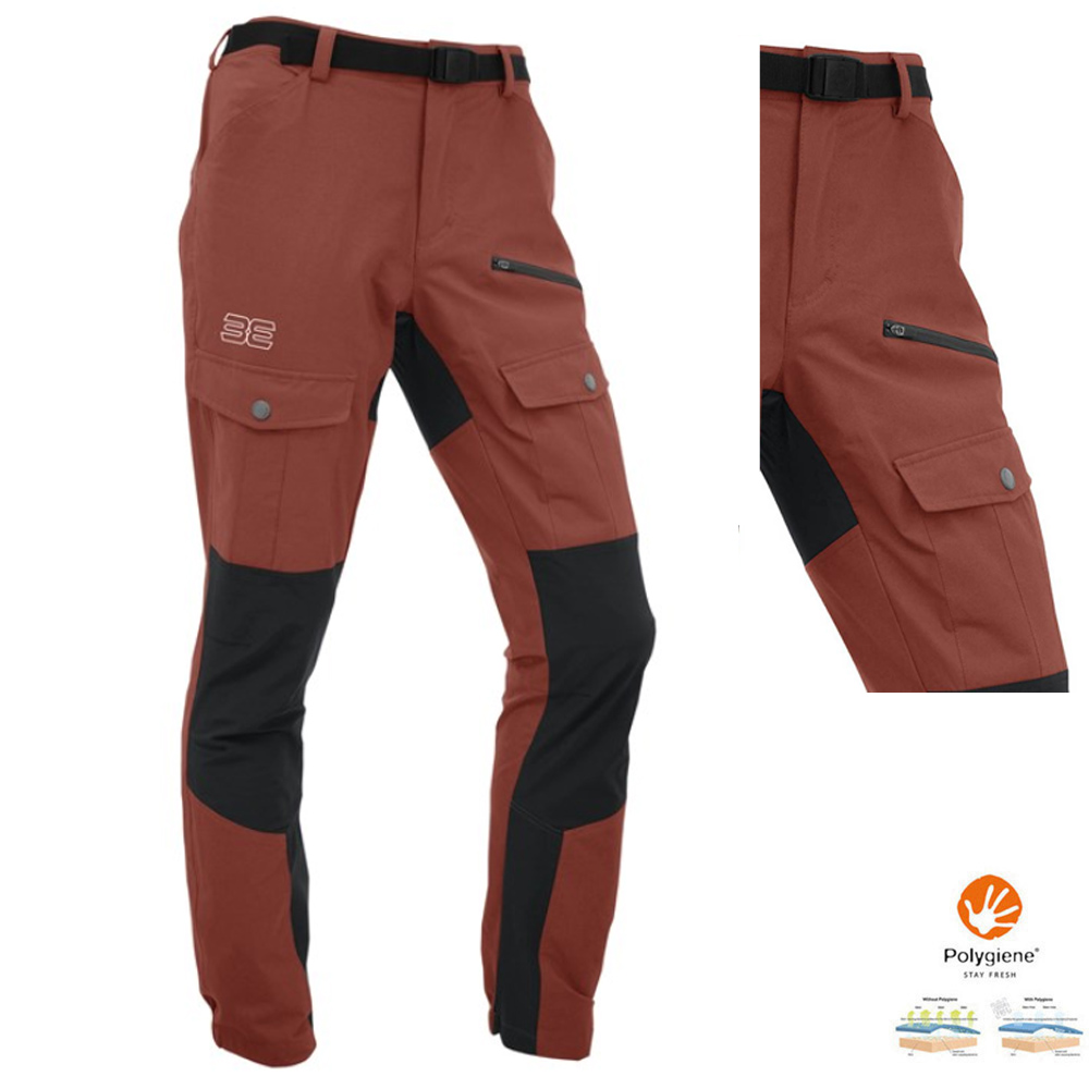 Maul - GROßER RACHEL - Herren robuste Outdoorhose, rostrot