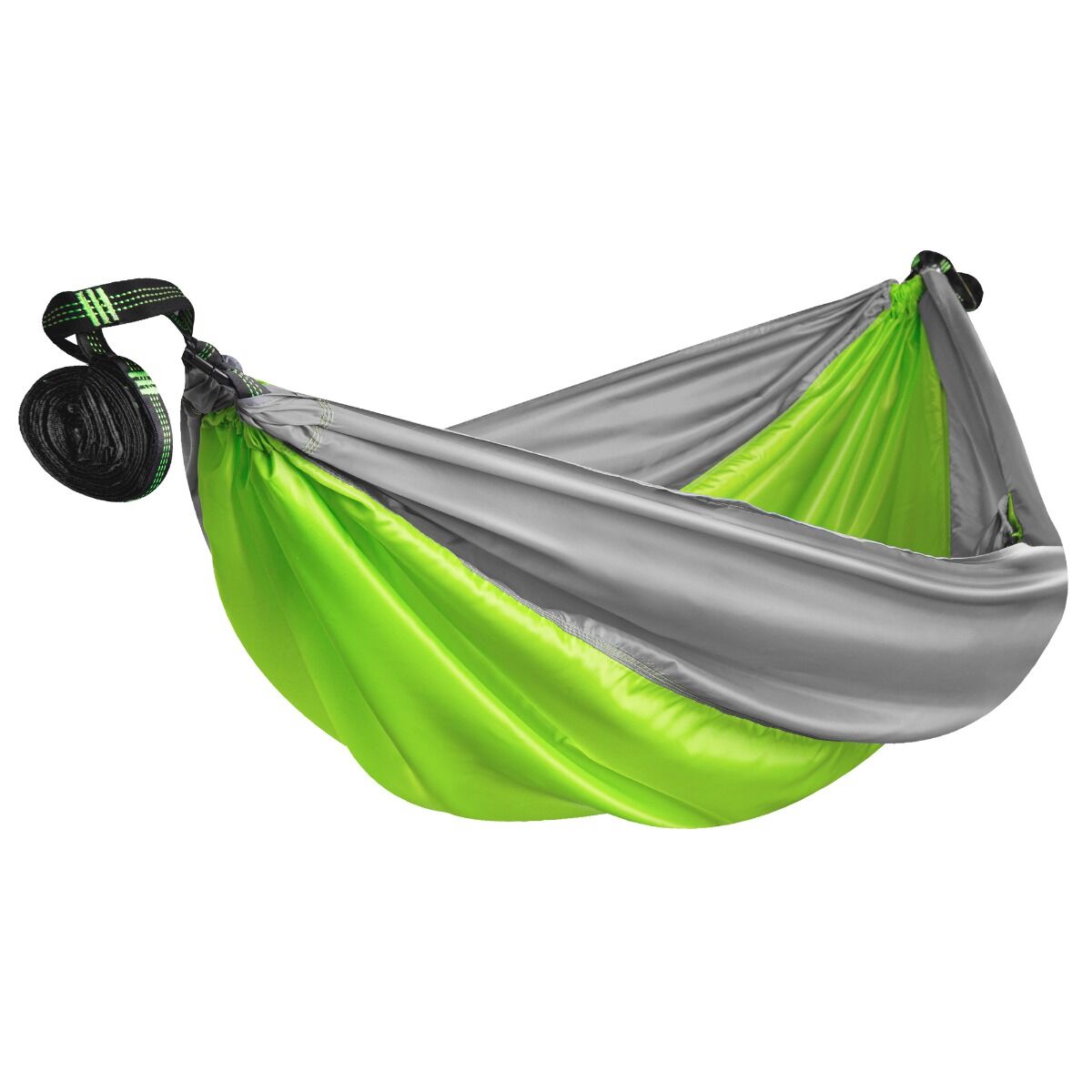 Spokey - AIR ROCKER - große Hängematte - ultraleicht 100x200cm, grün
