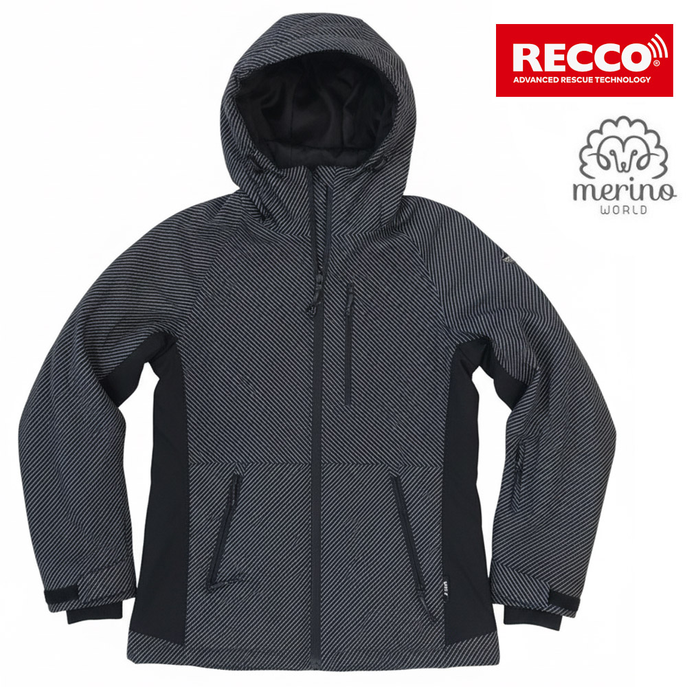 2117 of Sweden - Damen Merino Skijacke Lanna – mit RECCO-System