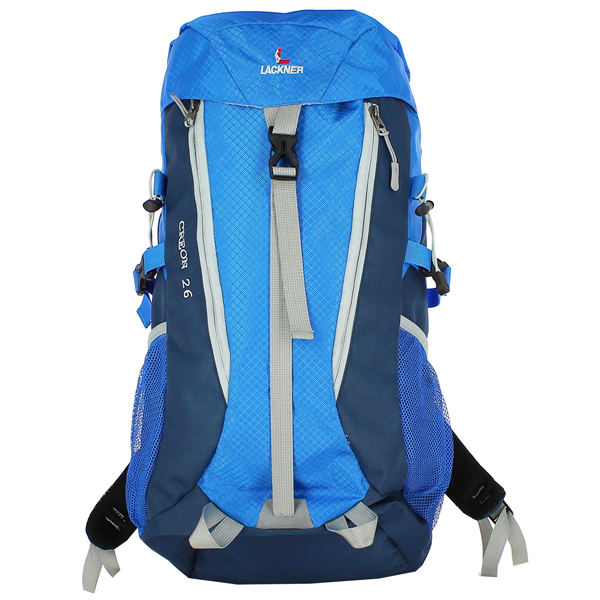 LACKNER - CREON 26 - Marken Wanderrucksack mit Regencape - 26L - blau