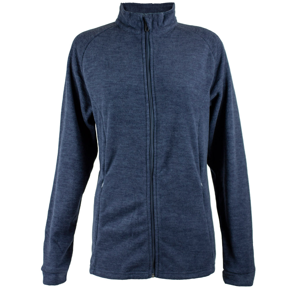 True North Damen Fleecejacke Sportjacke mit 2 Taschen, navy