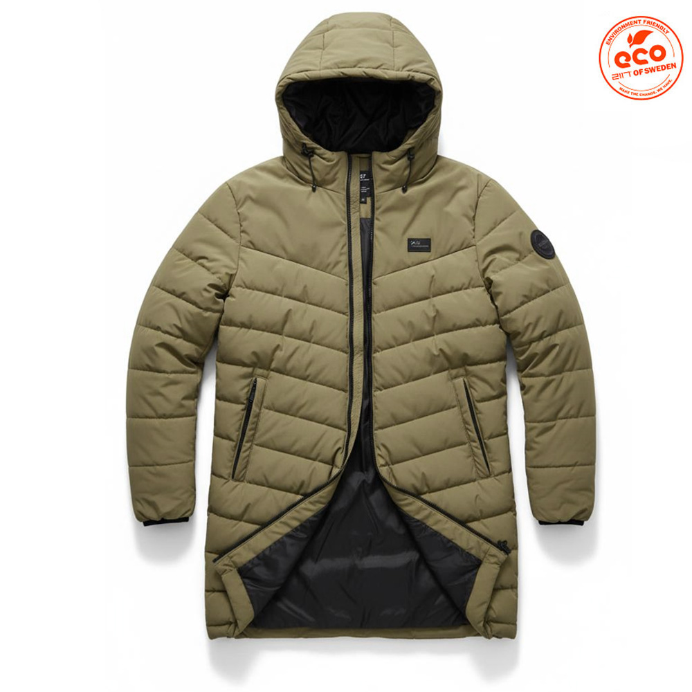 2117 of Sweden - Elland Winterparka Herren Winterjacke, grün