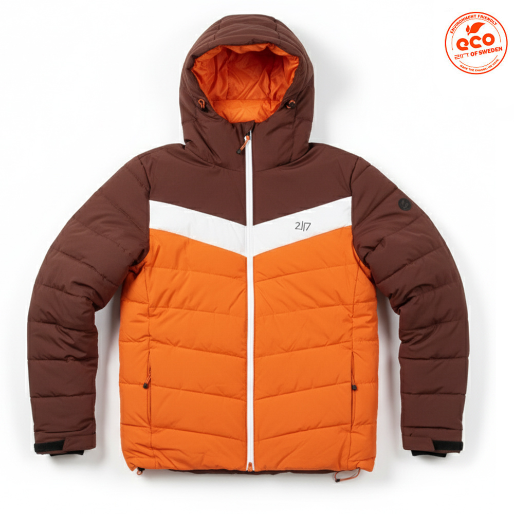 2117 of Sweden - wattierte Winterjacke Skijacke RECCO 10K, flame