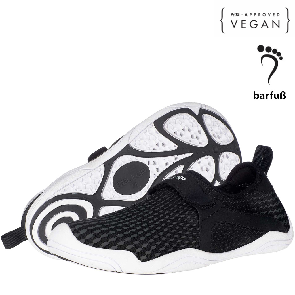Ballop Typhoon 2.0 Barfußschuhe rutschfeste Sohle, schwarz