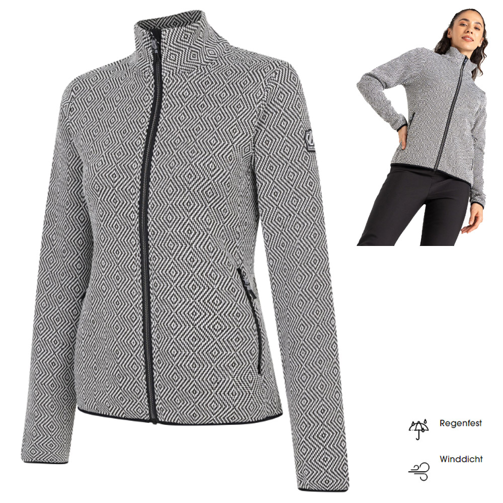 Dare2b - Sweat Jacke Descend aus Jacquard-Strick Fleecejacke