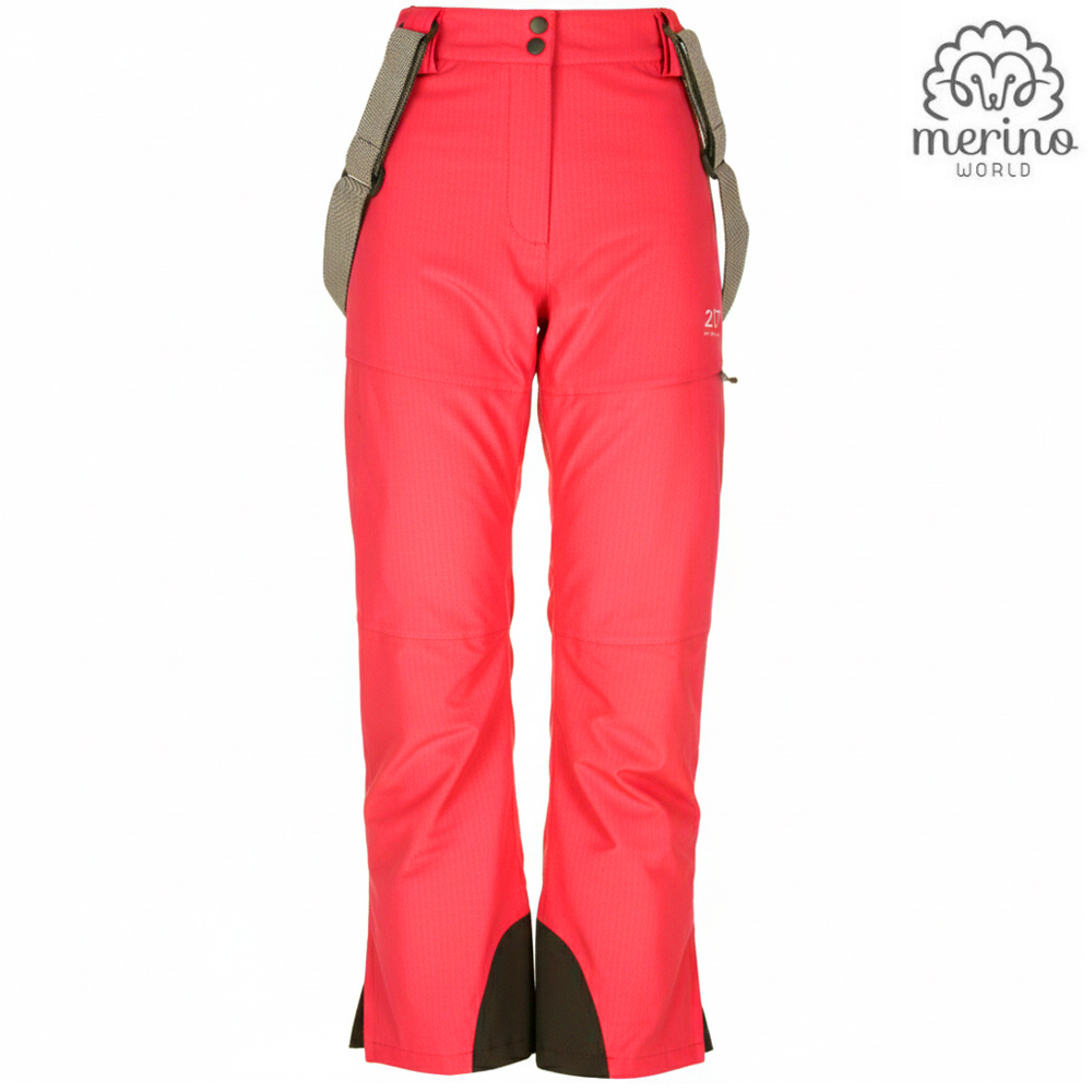 2117 of Sweden - Damen Merino Skihose Ludvika LS – pink