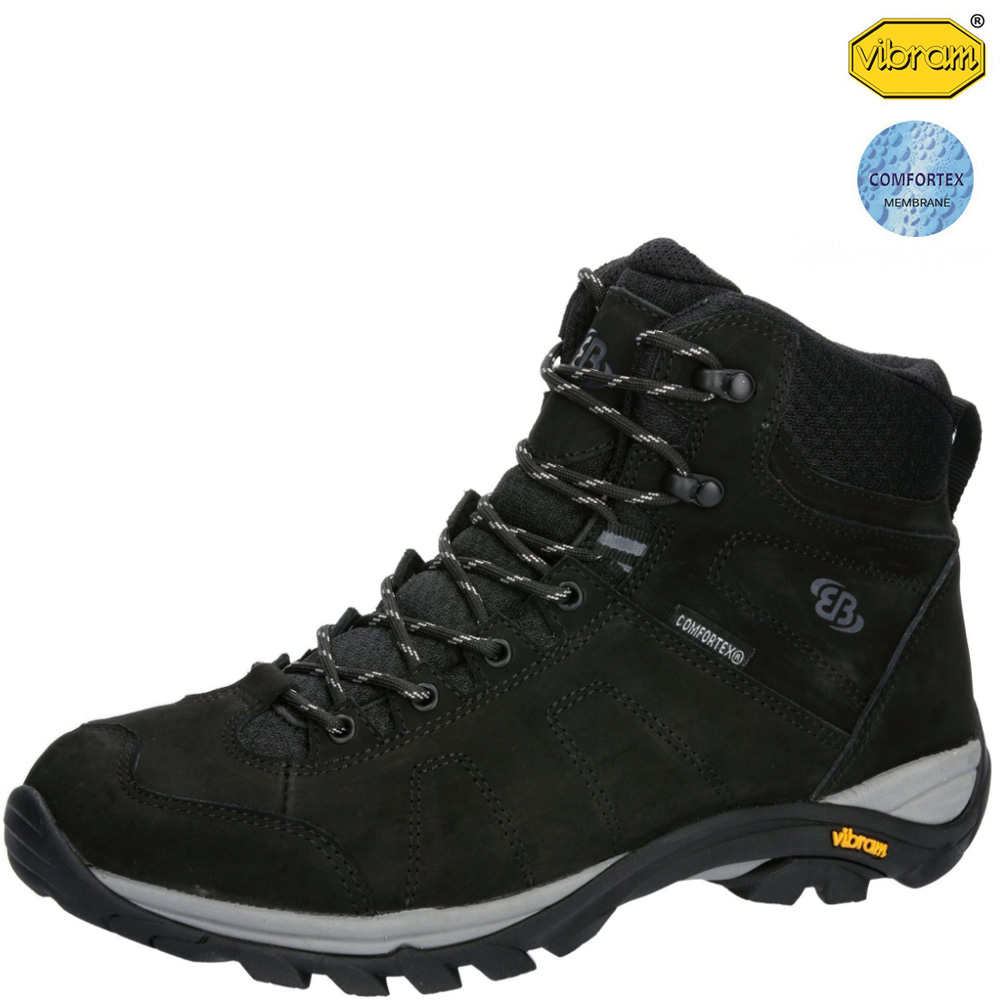 Vibram - Brütting Mount Stevens High Outdoorschuhe Leder, grau