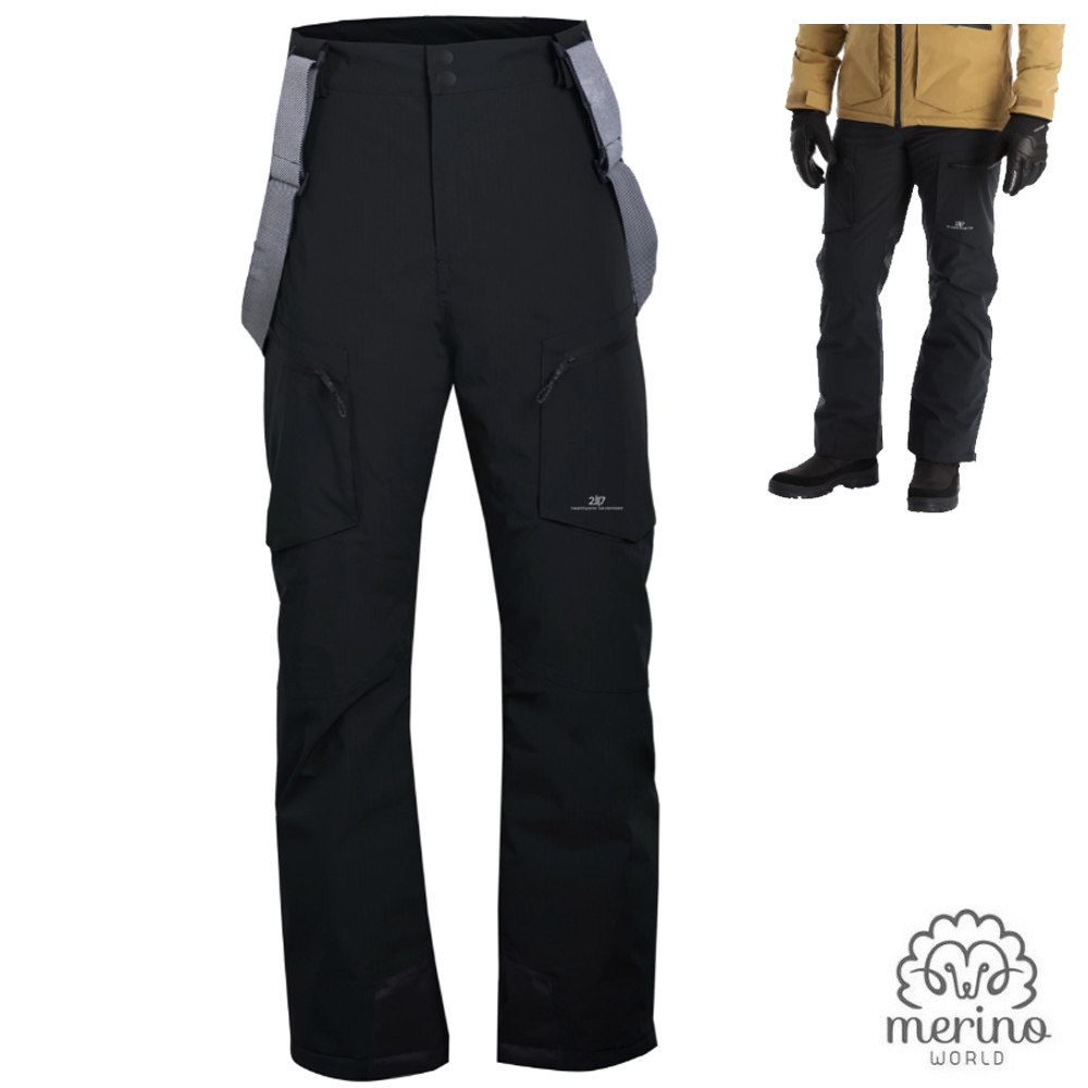 2117 of Sweden - Herren Merino Skihose NYHEM – wasserdicht, warm, blk