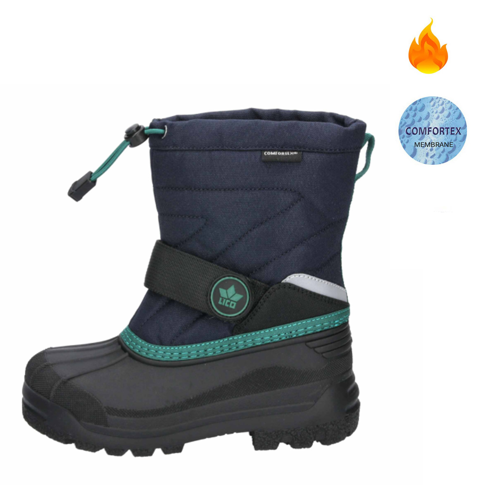 LICO - Kinder Snowboots TURKU - gefütterte wasserdichte Stiefel