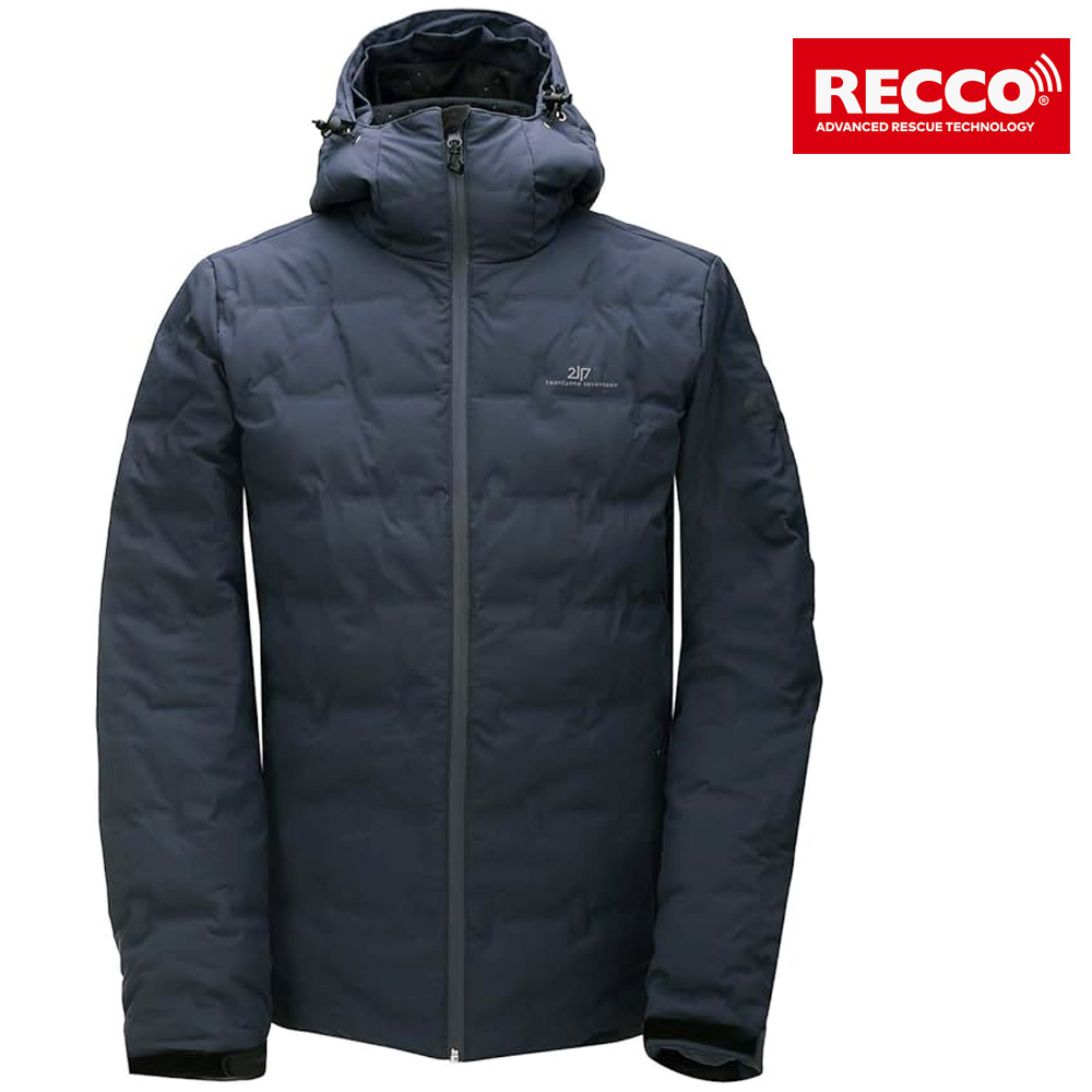 2117 of Sweden MON Damen Skijacke Daunen wasserdicht, RECCO, pure navy