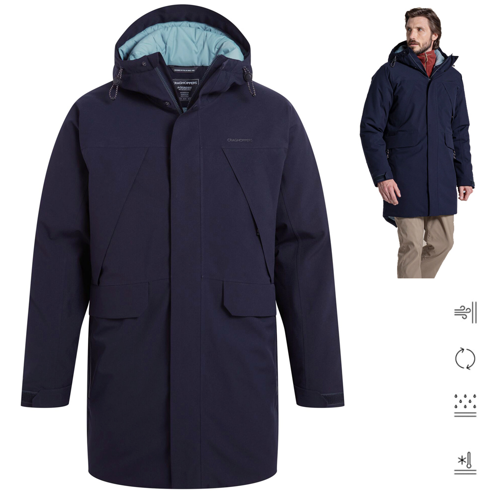 Craghoppers - wasserdichte gefüttertete Jacke Grisedale Thermic 30.000