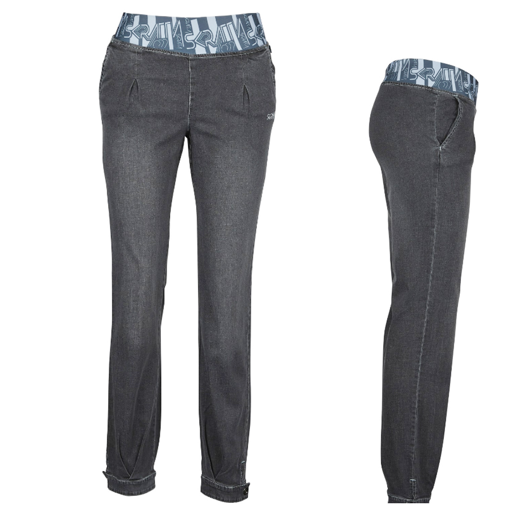 Skratta Zoe Long Pant Damen | Stretch-Kletterhose & Freizeitpants, grau