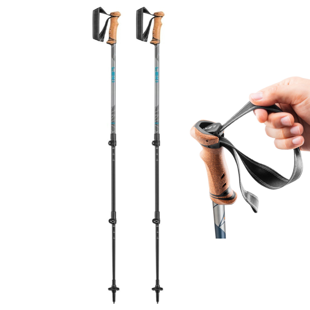 LEKI - Wanderstöcke Legacy Lite 260g Außenklemmung, grey