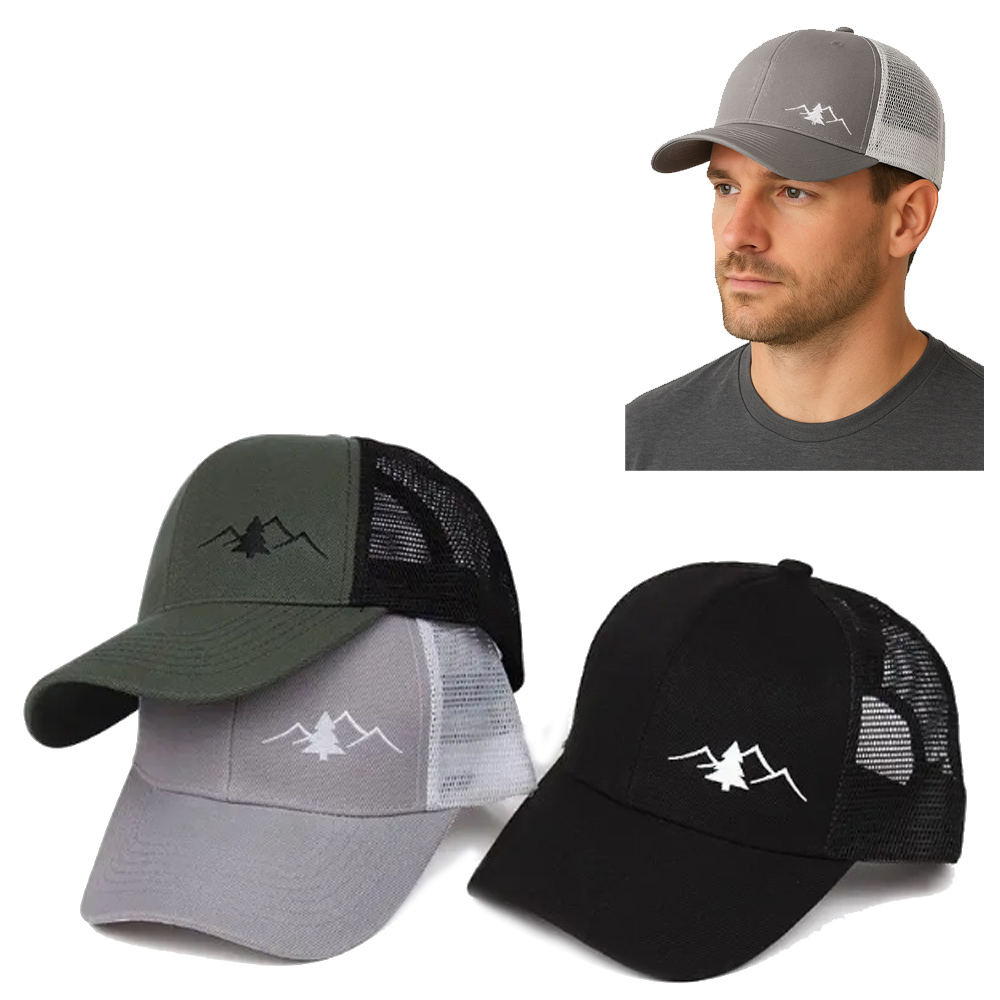 Ravu - hochwertige Trucker Mesh Cap Mountain
