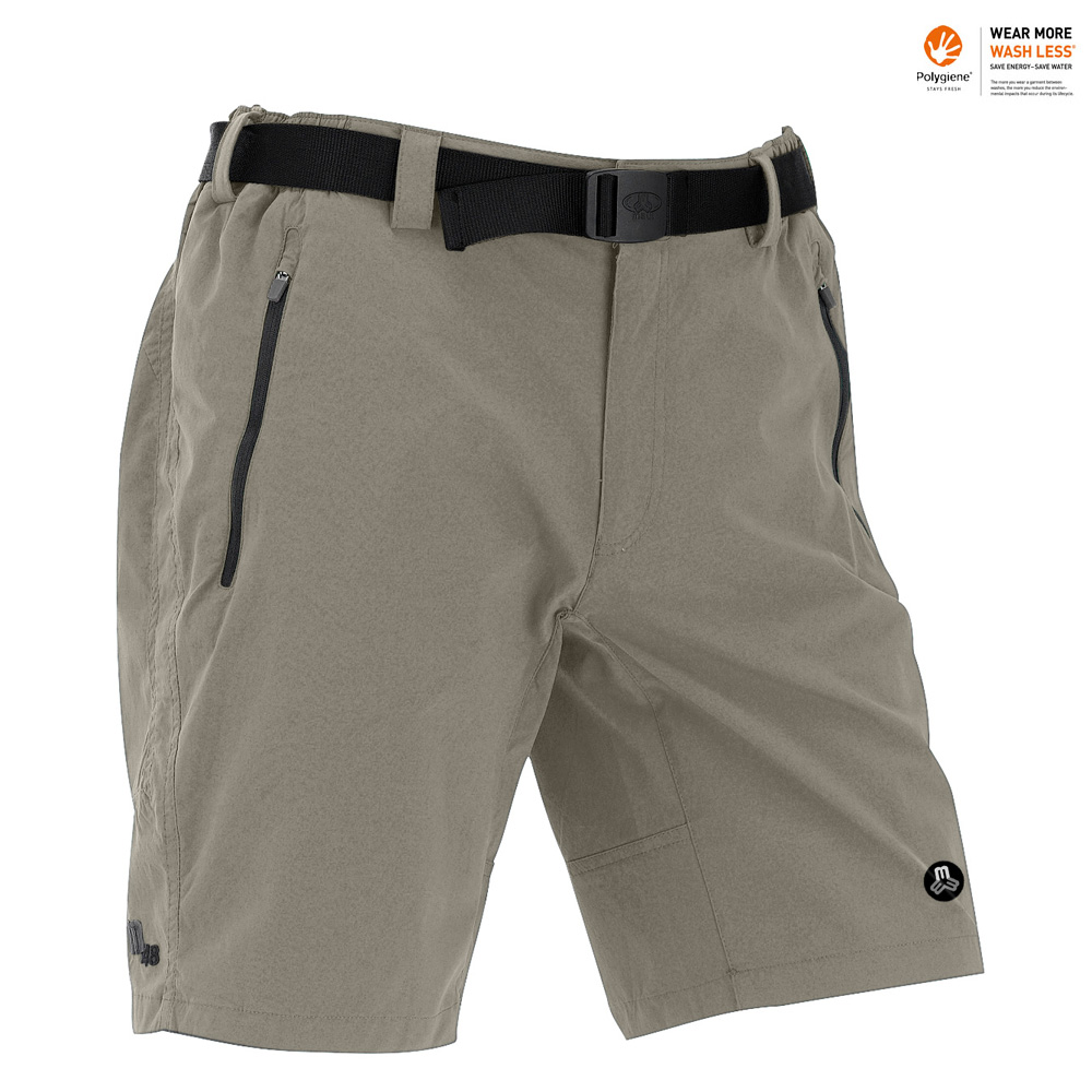 Maul - Glishorn 2025 - Herren Wandershort mit Gürtel, beige