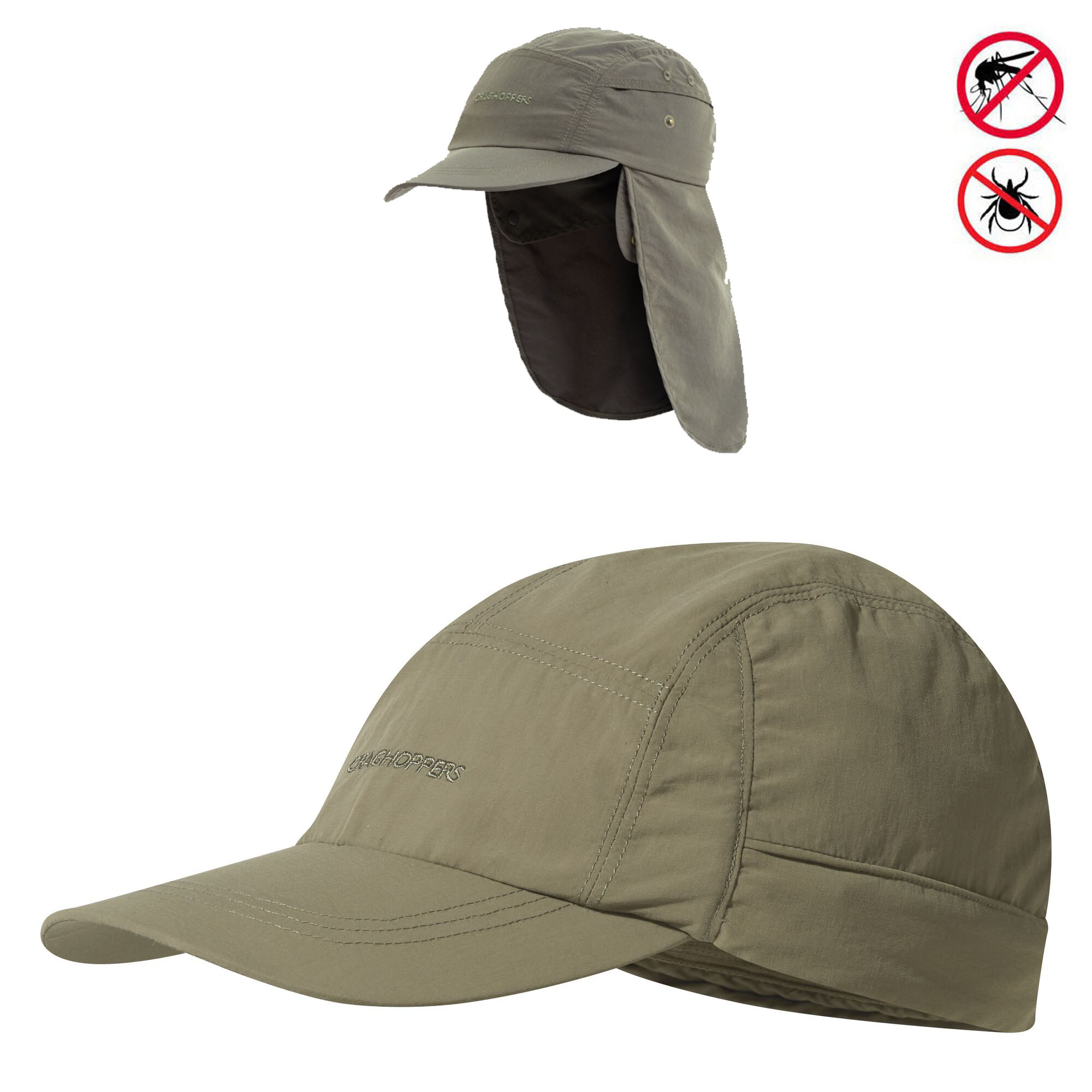 Craghoppers - Sonnenschutz Cap mit Nosilife Mückenschutz NL Desert Hat