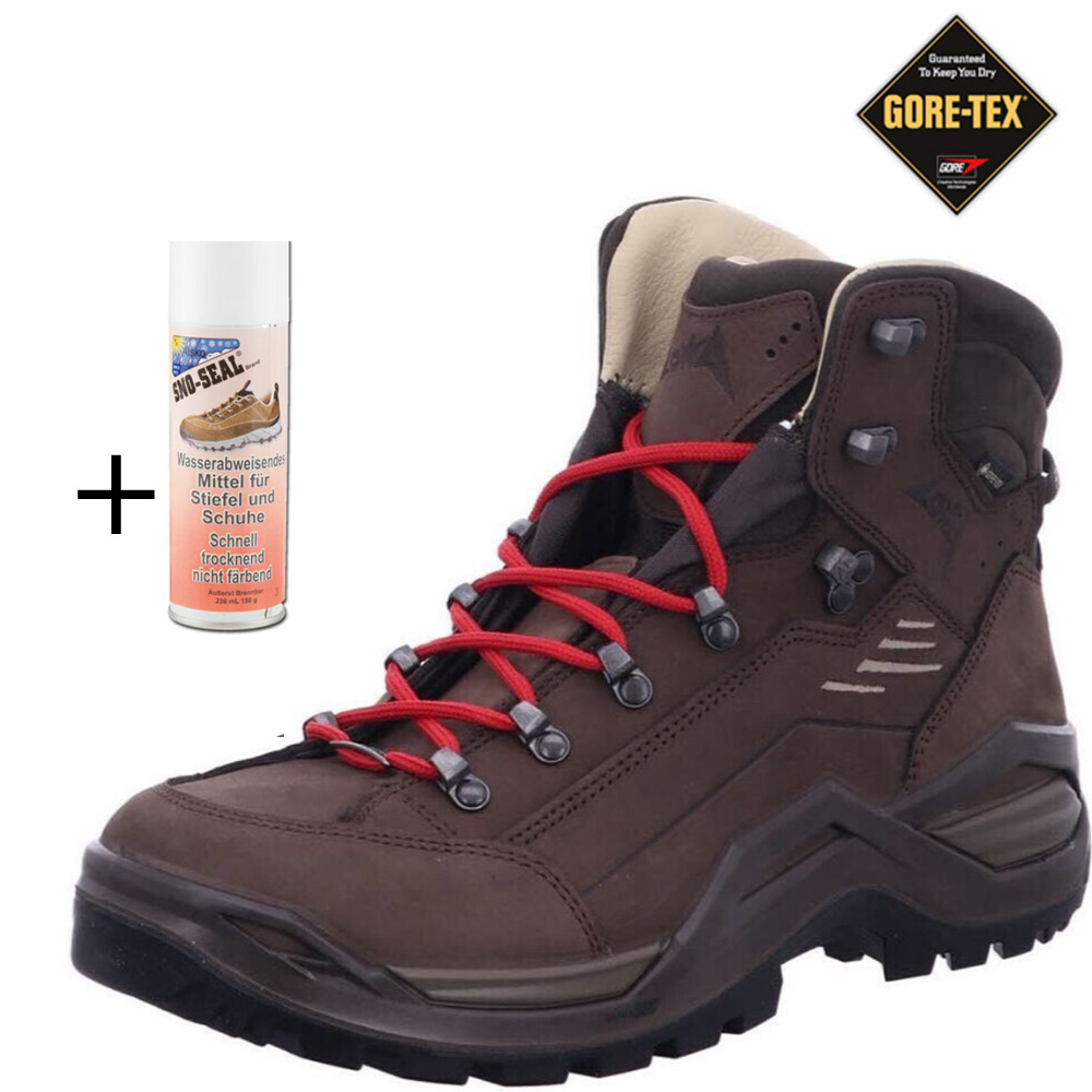 LOWA - Renegade 100 GTX Vibram Goretex Wanderschuhe Leder, braun