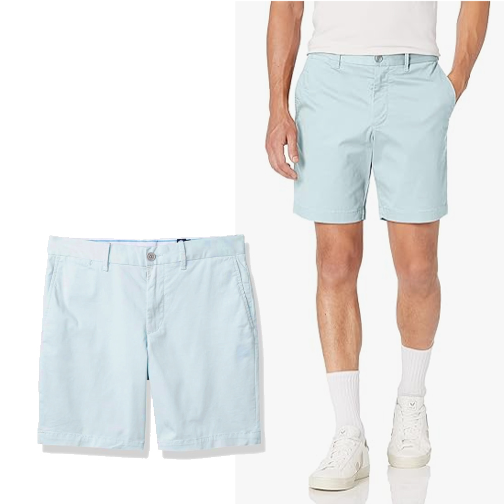 ORIGINAL PENGUIN - Herren Shorts kurze Hosen, pastel blue