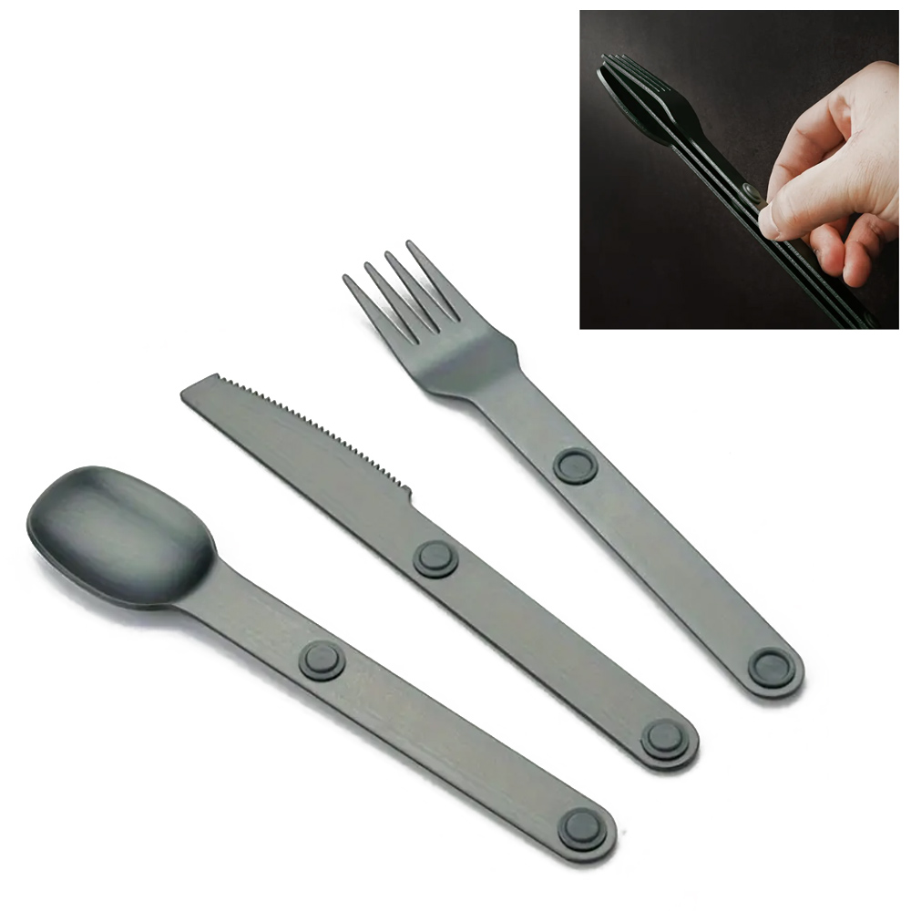 Ravu - Besteck - Outdoor Besteckset to Go Alu hochwertig