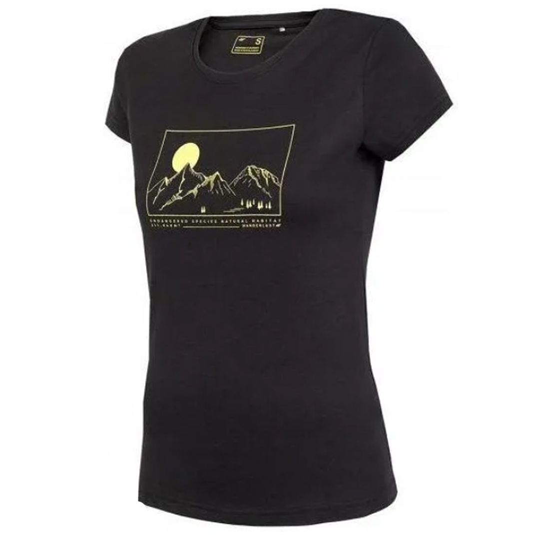 4F - TSD065 Damen Casual Sport T-Shirt
